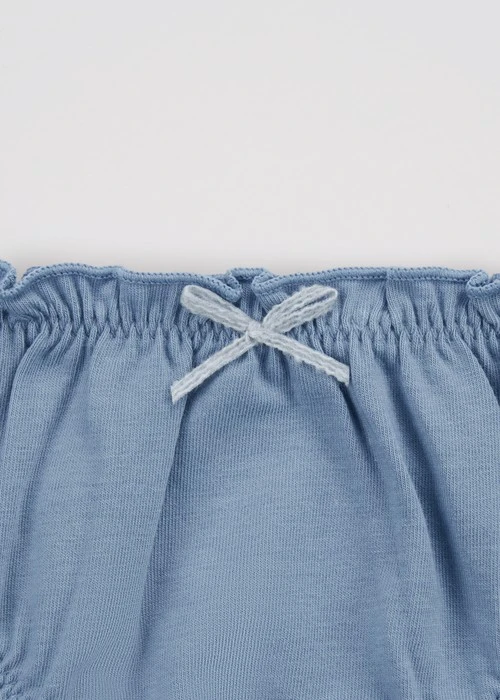 (3-Pack) Hygiene Series．Girls Ruffled Brief Panty(Snow Fairy Tale)