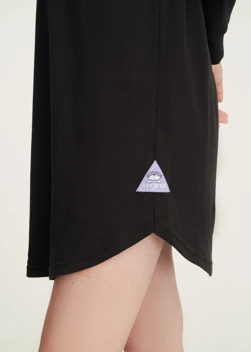 連身_迪士尼貓狗系列．純棉落肩居家長袖睡衣(芭蕾粉-瑪麗貓)