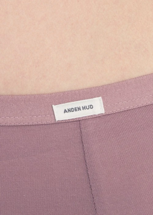 經典純色．高腰三角內褲（復古玫瑰）