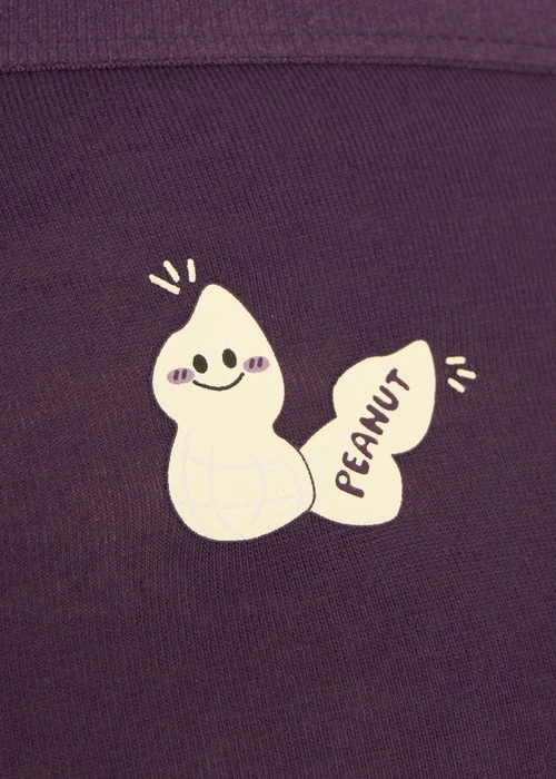 XXL 花開好運．高腰三角內褲(釉瓷藍-有錢花)