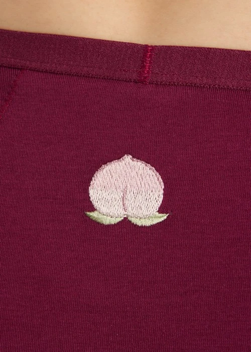 Blessing．中腰生理褲(釉瓷藍-小福花雨)