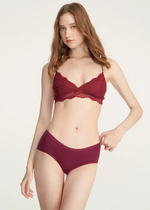 XXL 花開好運．緊帶高腰三角內褲(幻藍-仙女棒)