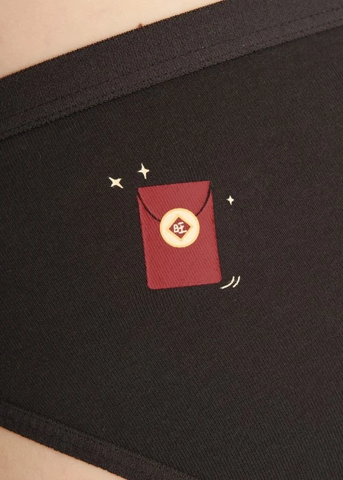 Make a Wish．Low Rise Cotton Brief Panty(Fig)