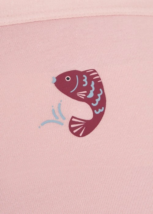 花開好運．高腰三角內褲（蜜桃粉-鯉魚）