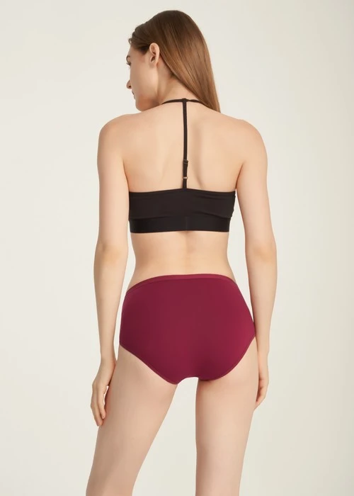 經典純色．高腰三角內褲(好運紅)