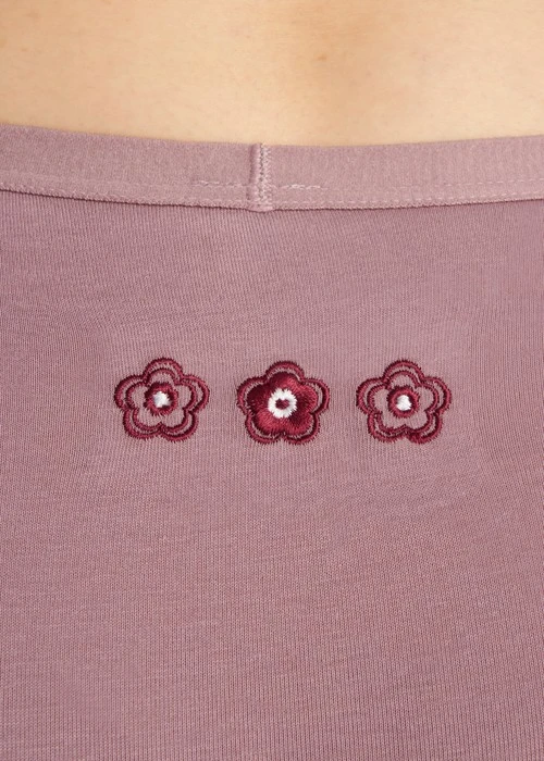 Blossom Luck．Mid Rise Cotton Shortie Panty(Tiny Blessing Flowers)