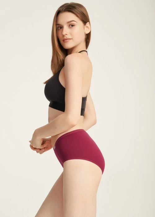 經典純色．高腰三角內褲(好運紅)