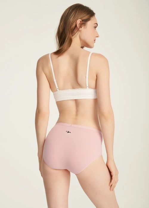 XXL 花開好運．高腰三角內褲(釉瓷藍-有錢花)