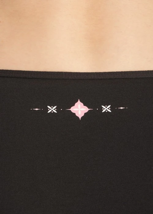 心願．細邊中腰三角內褲(幻藍-藍花窗)