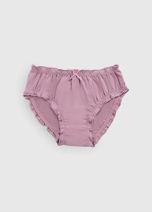 女童三入組_ 抗菌系列．抓皺花苞三角內褲(小小願望)