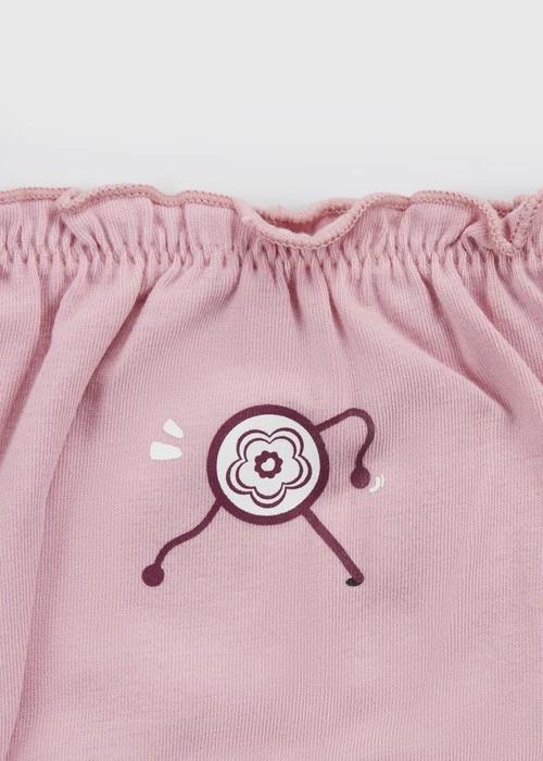 女童三入組_ 抗菌系列．抓皺花苞三角內褲(小小願望)