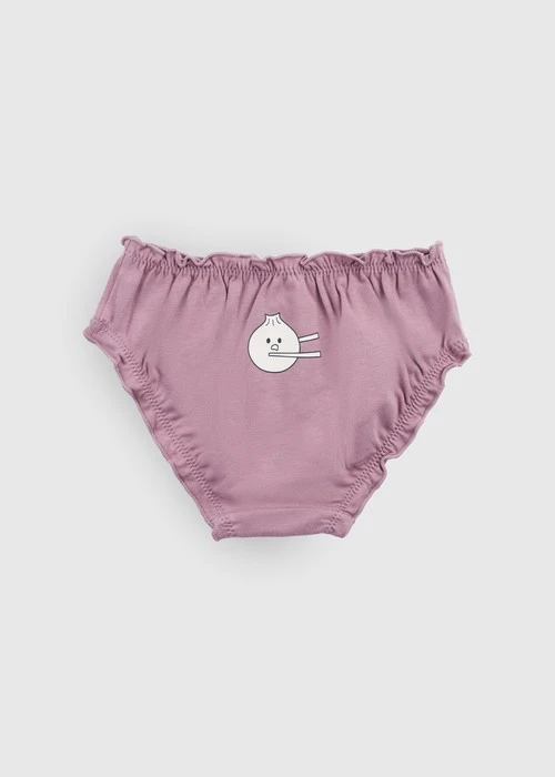 女童三入組_ 抗菌系列．抓皺花苞三角內褲(小小願望)