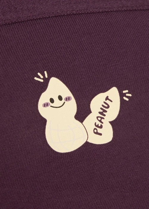 抗菌系列．中腰三角內褲(黑栗紫-花生好事)