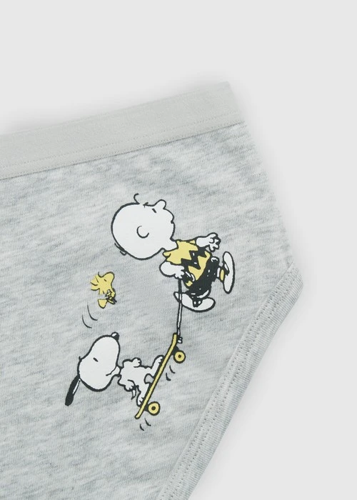 女童三入組_ 史努比系列．緊帶三角內褲(Happy Snoopy)