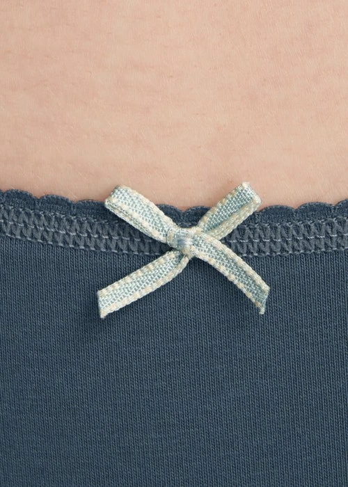 史努比系列．花邊高腰三角內褲(獵戶藍-擁抱)