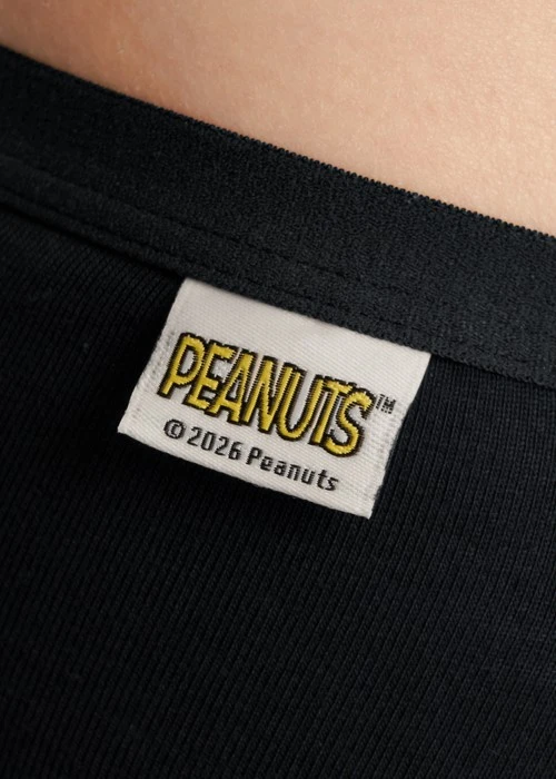 史努比系列．中腰三角內褲(復古丹寧藍-旋轉)