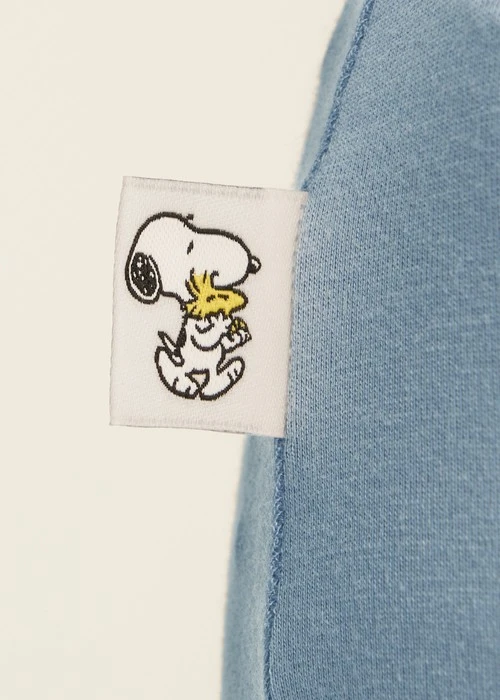 XXL 史努比系列．細邊中腰三角內褲(淺麻灰-腳踏車)