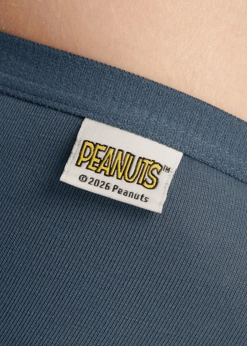 XXL 史努比系列．中腰三角內褲(獵戶藍-歐拉夫)