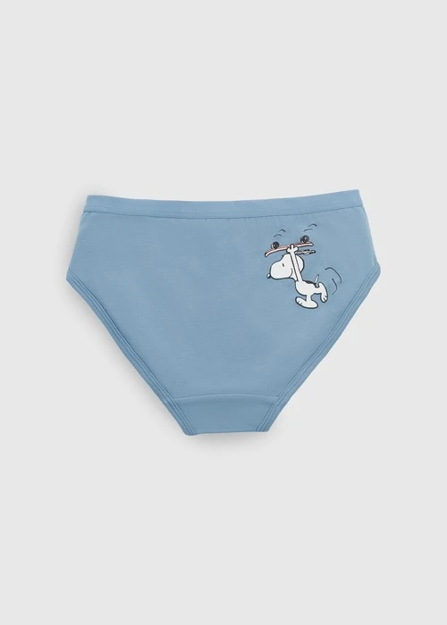 女童三入組_ 史努比系列．緊帶三角內褲(Happy Snoopy)