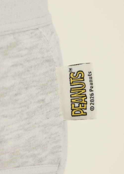 SNOOPY  Series．Mid Rise Cotton Brief Panty(Heather Gray)