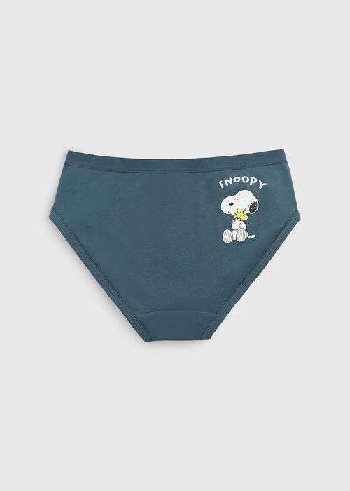 女童三入組_ 史努比系列．緊帶三角內褲(Happy Snoopy)
