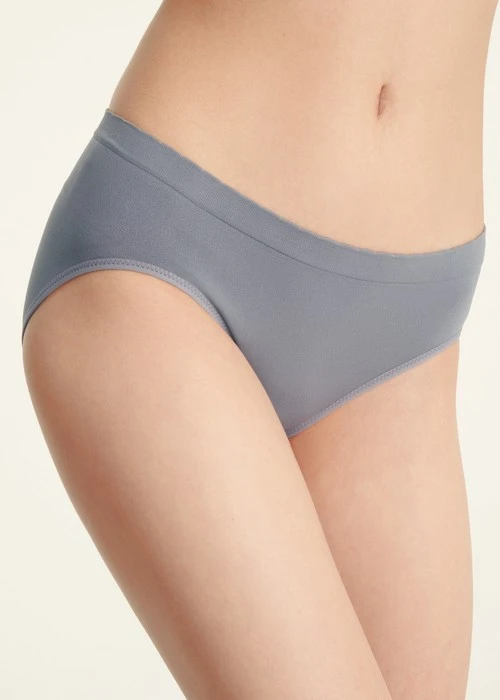 XXL 無縫抗菌系列．中腰三角無縫內褲(絨粉)