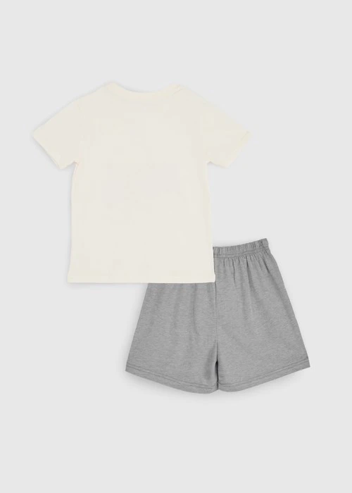 兒童成套_史努比系列．微落肩短袖上衣（豆米-友誼）