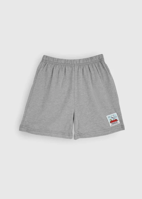 兒童成套_史努比系列．微落肩短袖上衣(豆米-友誼)