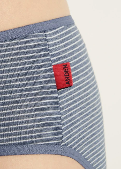 Rosé Heart．細邊中腰三角內褲(蜜膚粉-甜心)