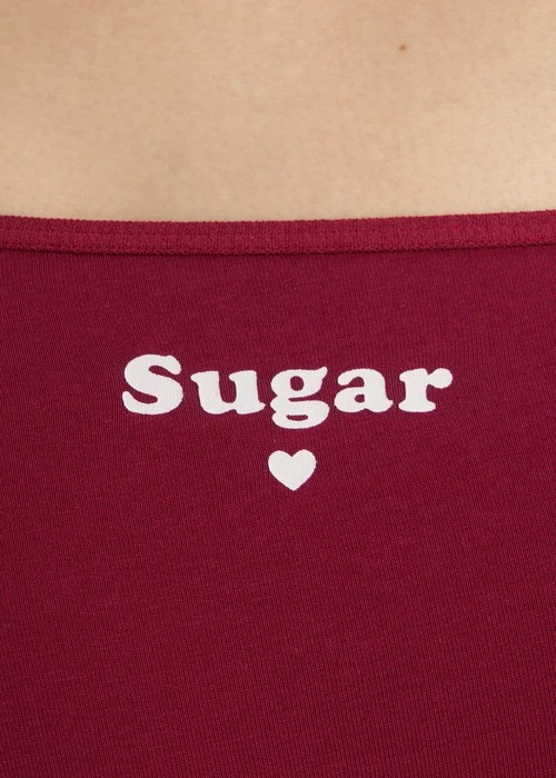 Rosé Heart．細邊中腰三角內褲(蜜膚粉-甜心)