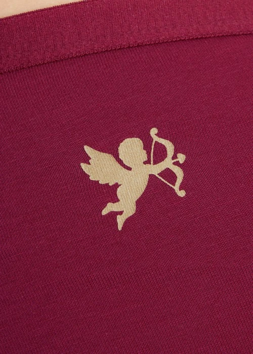 Rosé Heart．低腰三角內褲(深麻藍-呢喃)