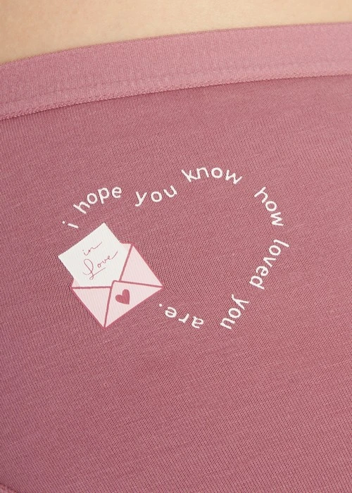 Rosé Heart．中腰三角內褲（蜜膚粉-告白）