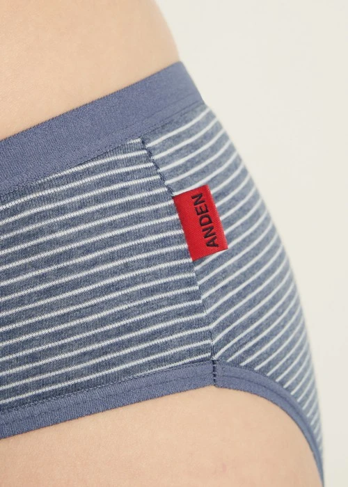 Rosé Heart．緊帶中腰三角內褲(蜜膚粉-大麥町)