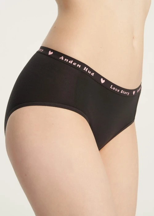 Rosé Heart．中腰三角內褲(藕紫-環繞愛心)