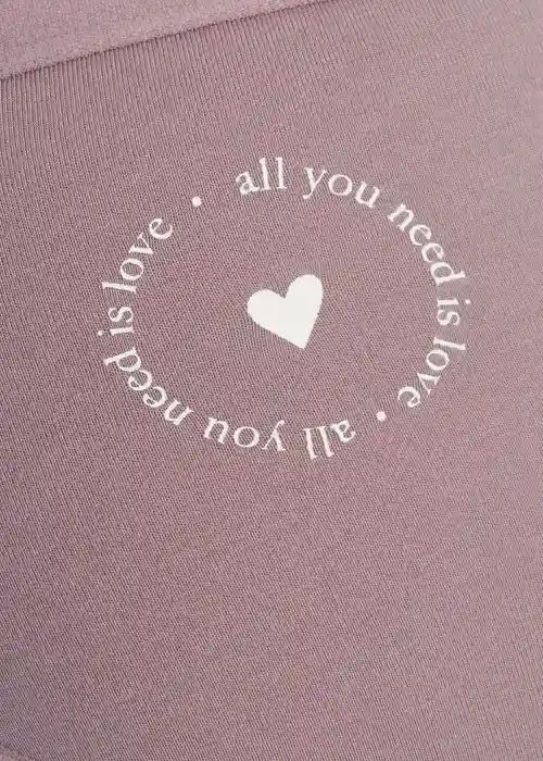 Rosé Heart．中腰三角內褲（藕紫-環繞愛心）