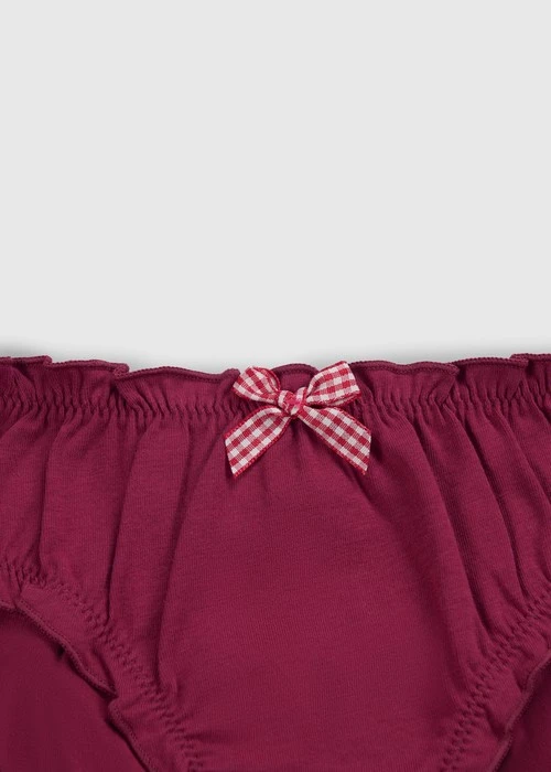 女童三入組_ 抗菌系列．抓皺花苞三角內褲(愛心狗狗)