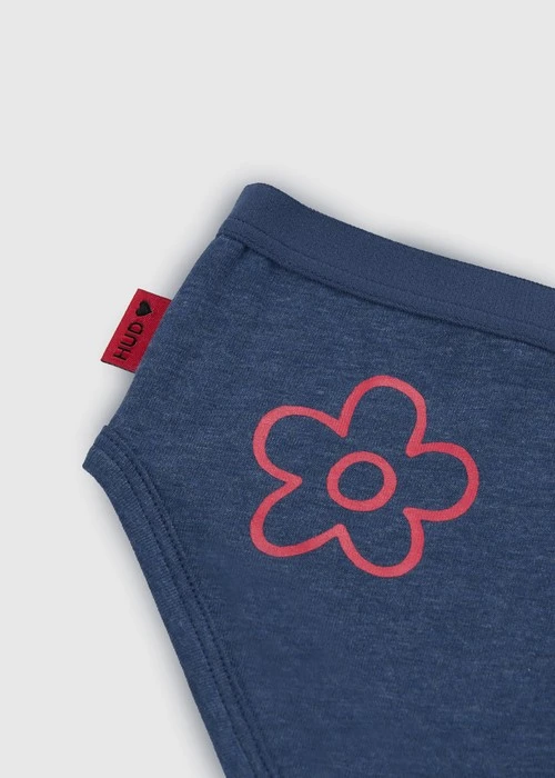 女童三入組_ 抗菌系列．緊帶三角內褲(可愛牛仔)