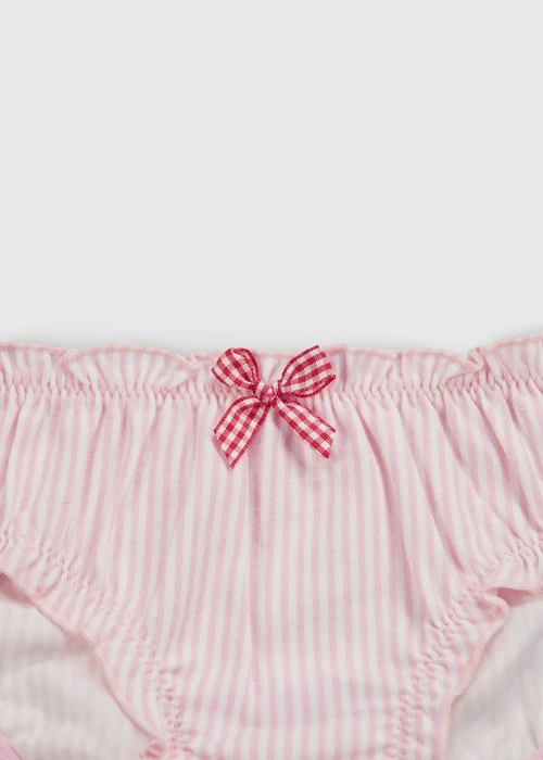 女童三入組_ 抗菌系列．抓皺花苞三角內褲(愛心狗狗)