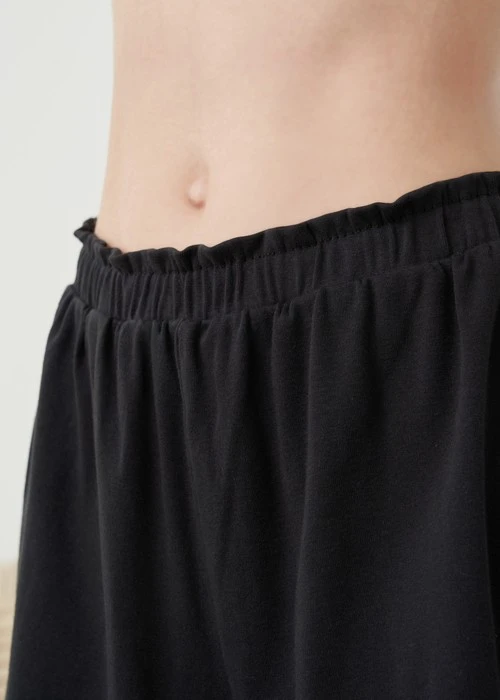 下身_Soft Clouds．純棉腰荷葉密拷短褲(芭蕾粉-快樂生活)