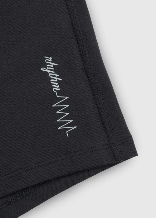 男款_Back to Track．短版腰帶平口內褲(深潛藍-黑膠夾標)