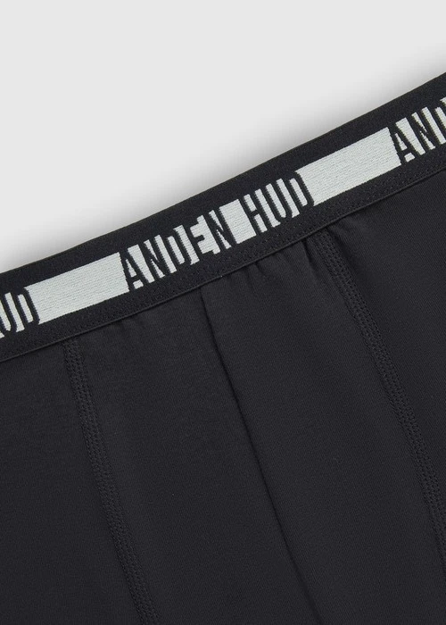 男款_Back to Track．短版變化平口內褲(深潛藍-黑白緊帶)