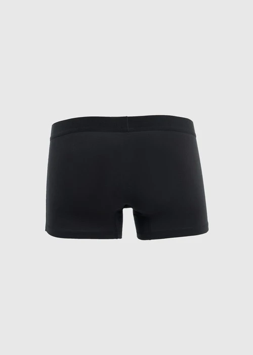 男款_Back to Track．短版腰帶平口內褲(深潛藍-黑膠夾標)