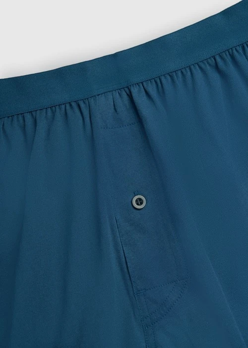 男款_Back to Track．純棉寬鬆四角內褲（深潛藍）