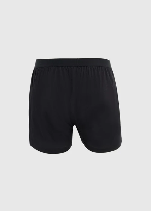 男款_Back to Track．純棉寬鬆四角內褲(深潛藍)