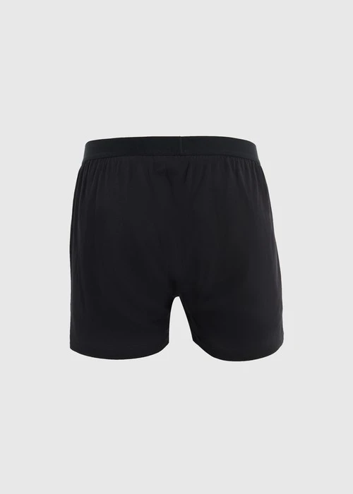 男款_Back to Track．純棉寬鬆四角內褲(深潛藍)