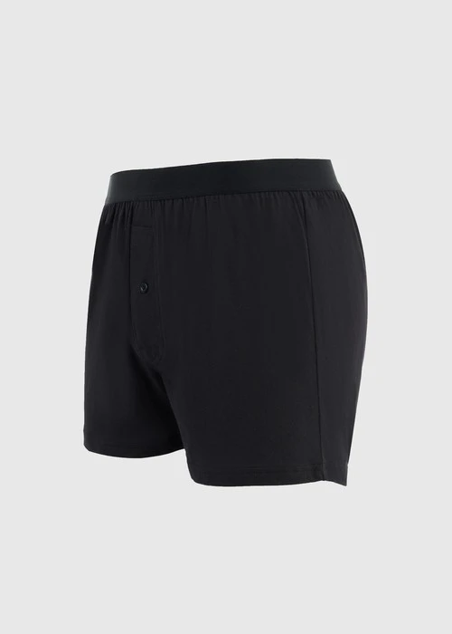 男款_Back to Track．純棉寬鬆四角內褲(深潛藍)