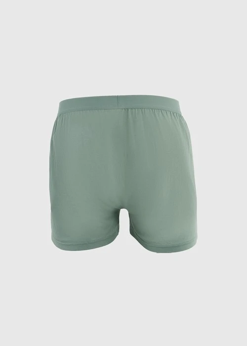 男款_Back to Track．純棉寬鬆四角內褲(深潛藍-回到正軌)