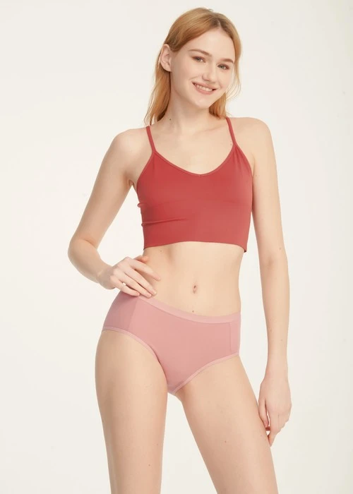 Forever Young．中腰三角內褲(豆紅-海獅)