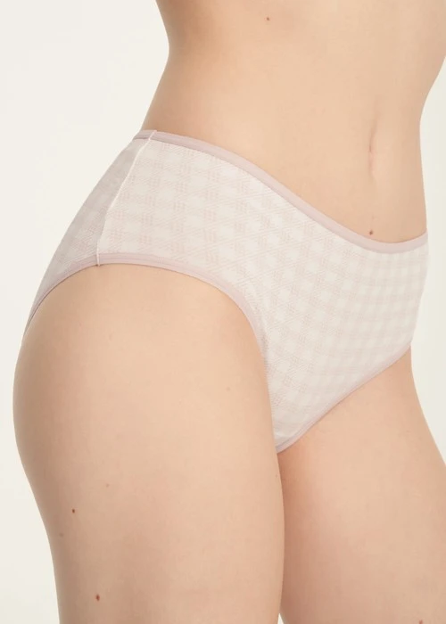 Forever Young．細邊中腰三角內褲(罌栗粉-不想工作)