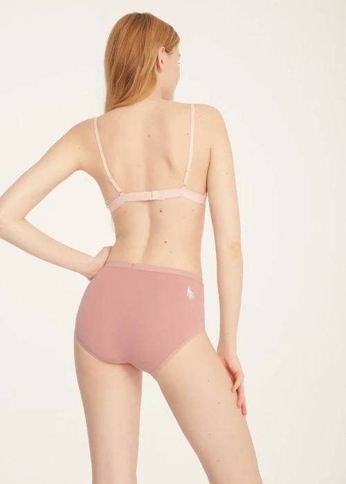 XXL 大人未滿．高腰三角內褲(罌栗粉-拼圖)